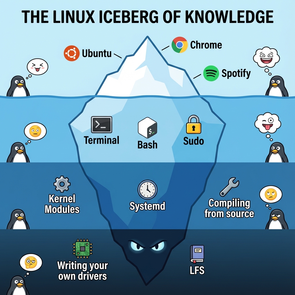 the linux iceberg